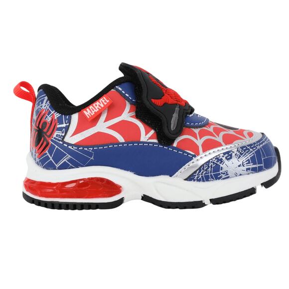 NEW Spiderman Toddler Light-Up Athletic Sneakers With On Off Switch - Picture 6 of 8